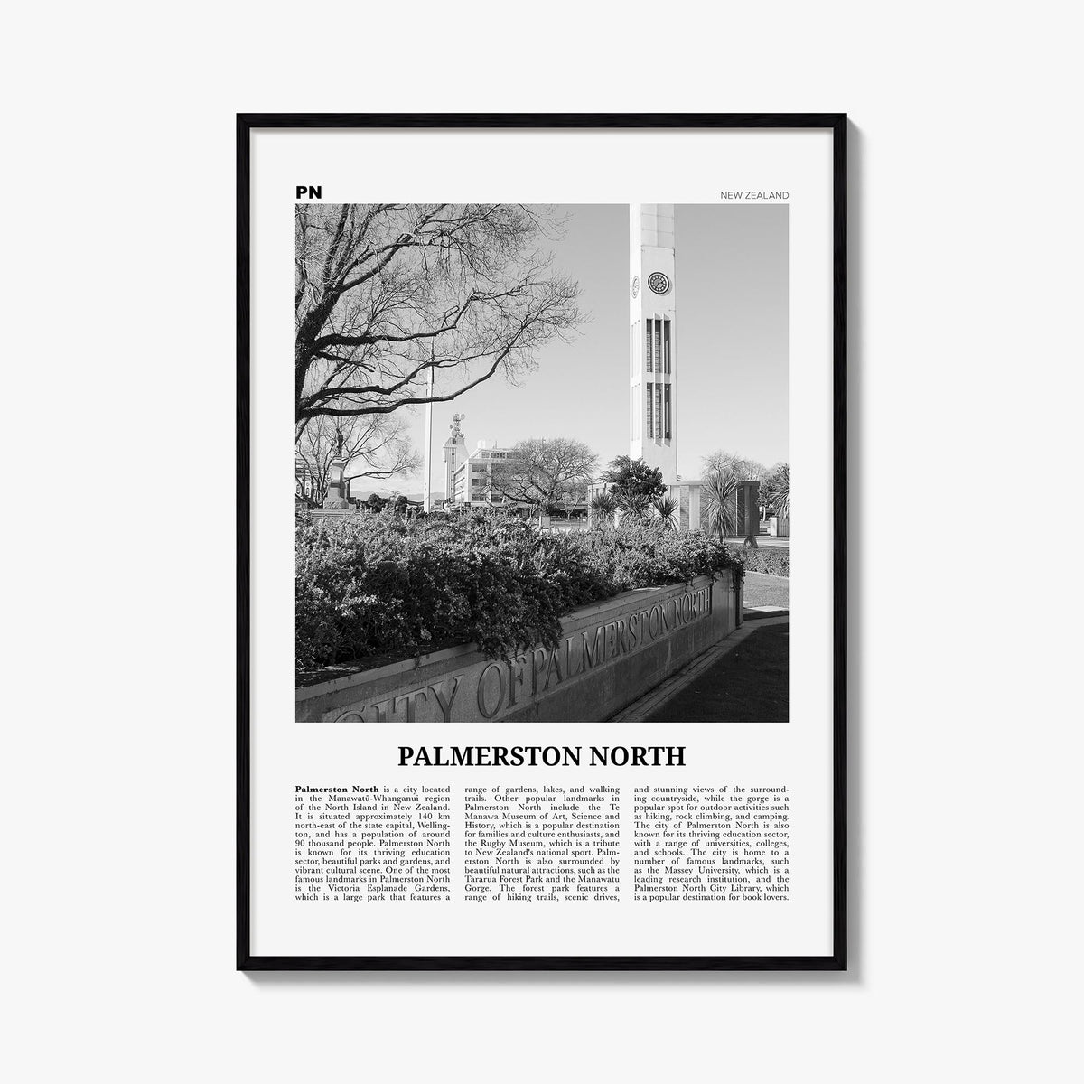 Palmerston North Newspaper Poster