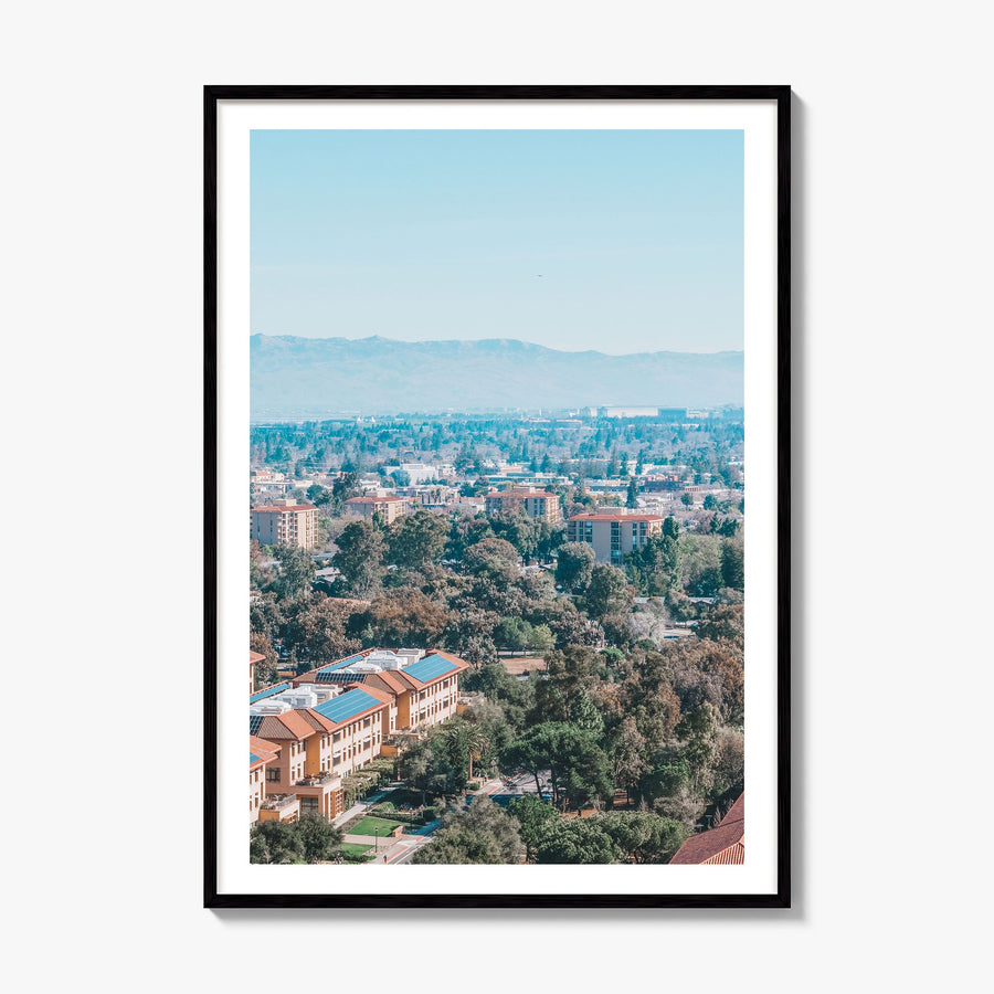 Palo Alto Photo Poster, framed poster mockup, white border