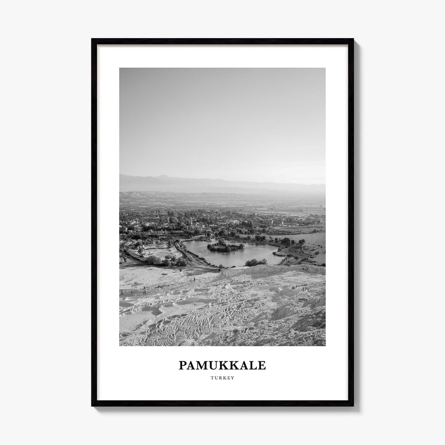 Pamukkale Classic Poster, framed poster mockup