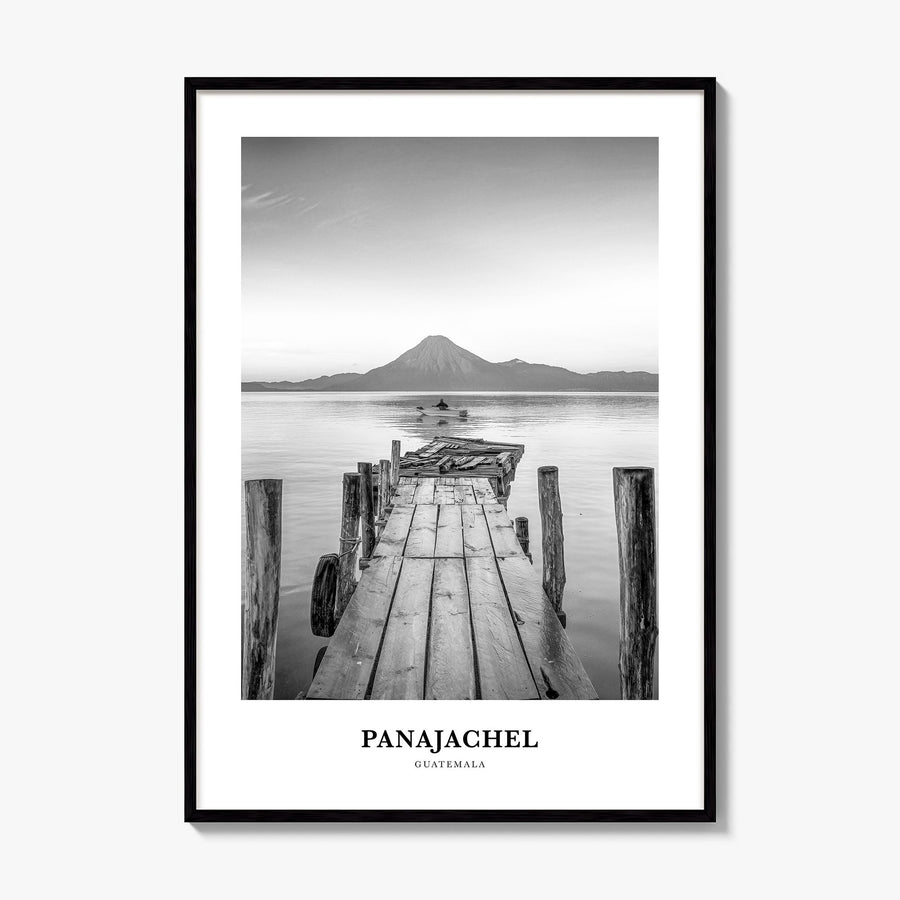 Panajachel Classic Poster, framed poster mockup