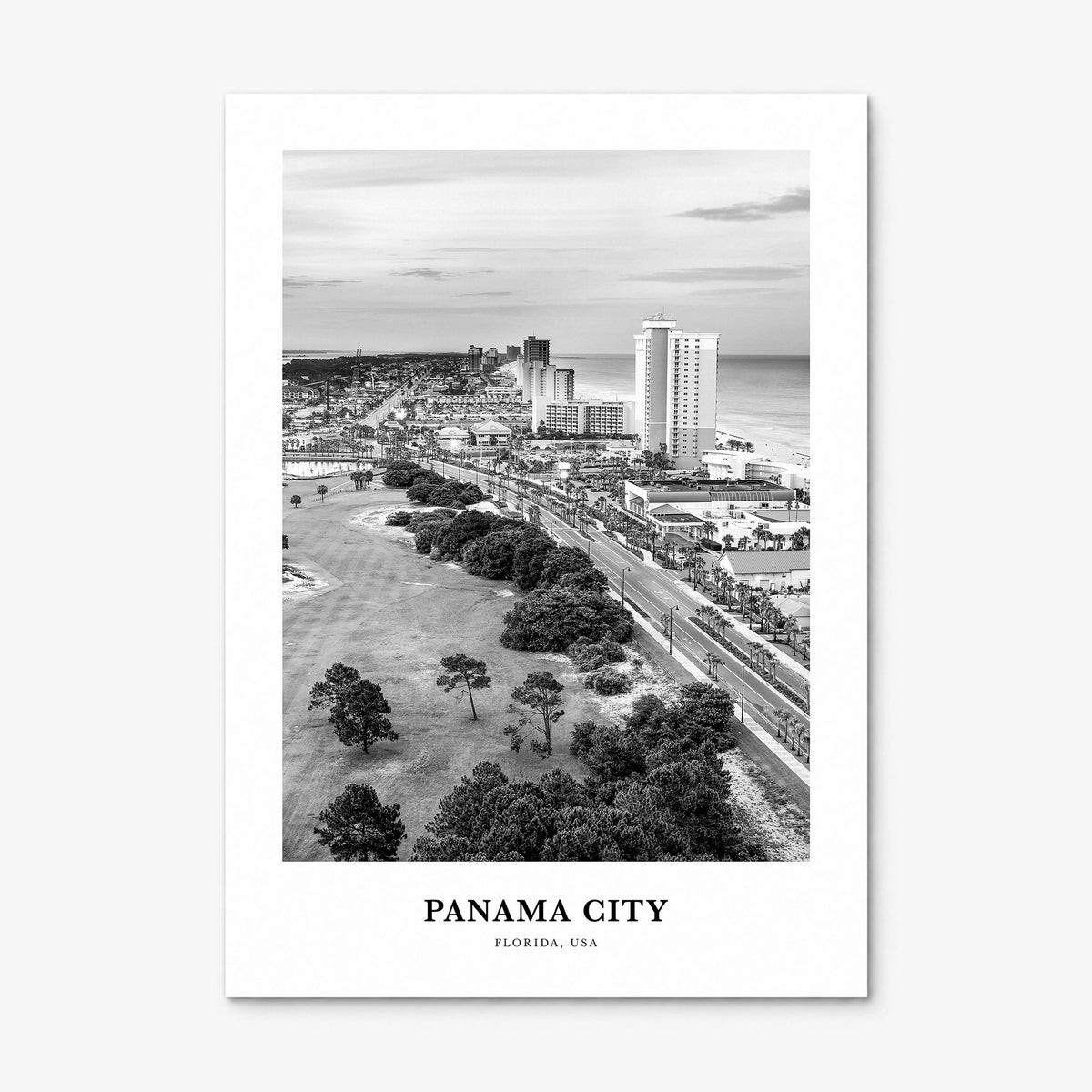 Panama City, Florida Classic Poster, print only (unframed)