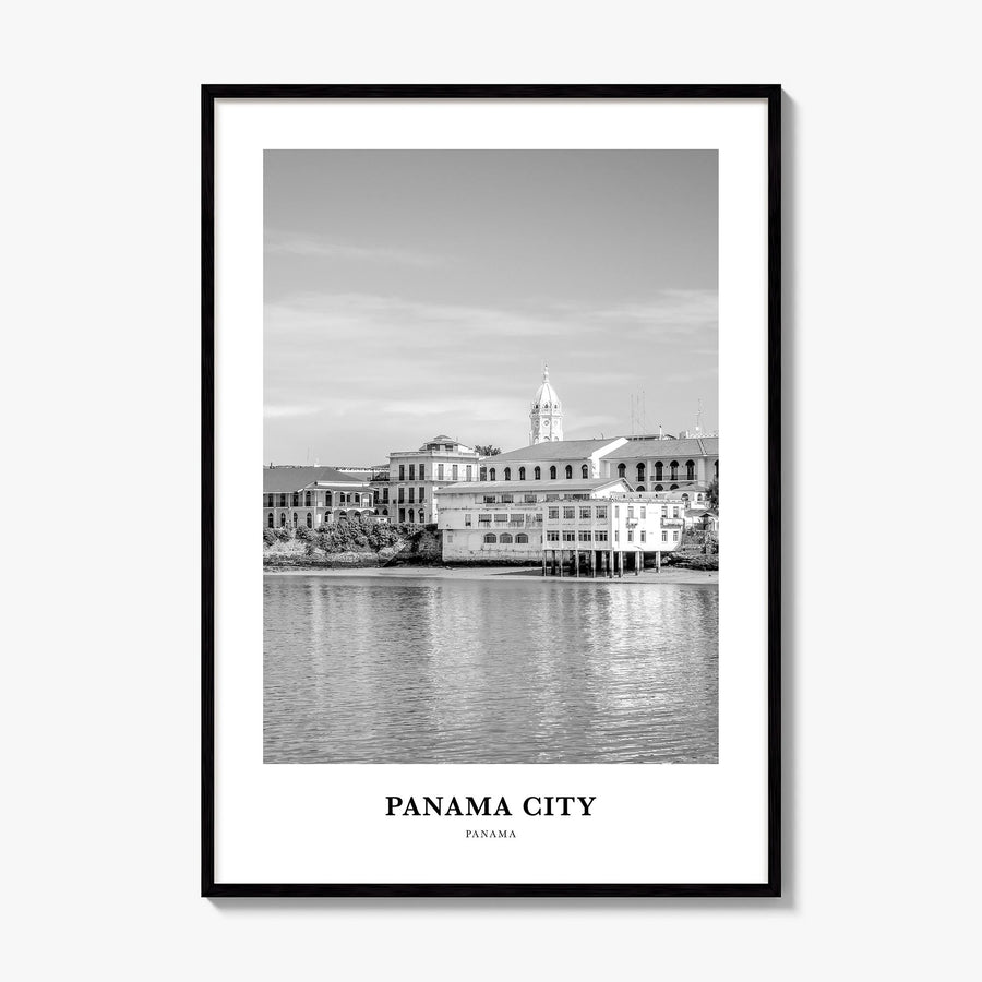 Panama City, Panama Classic No 1 Poster, framed poster mockup