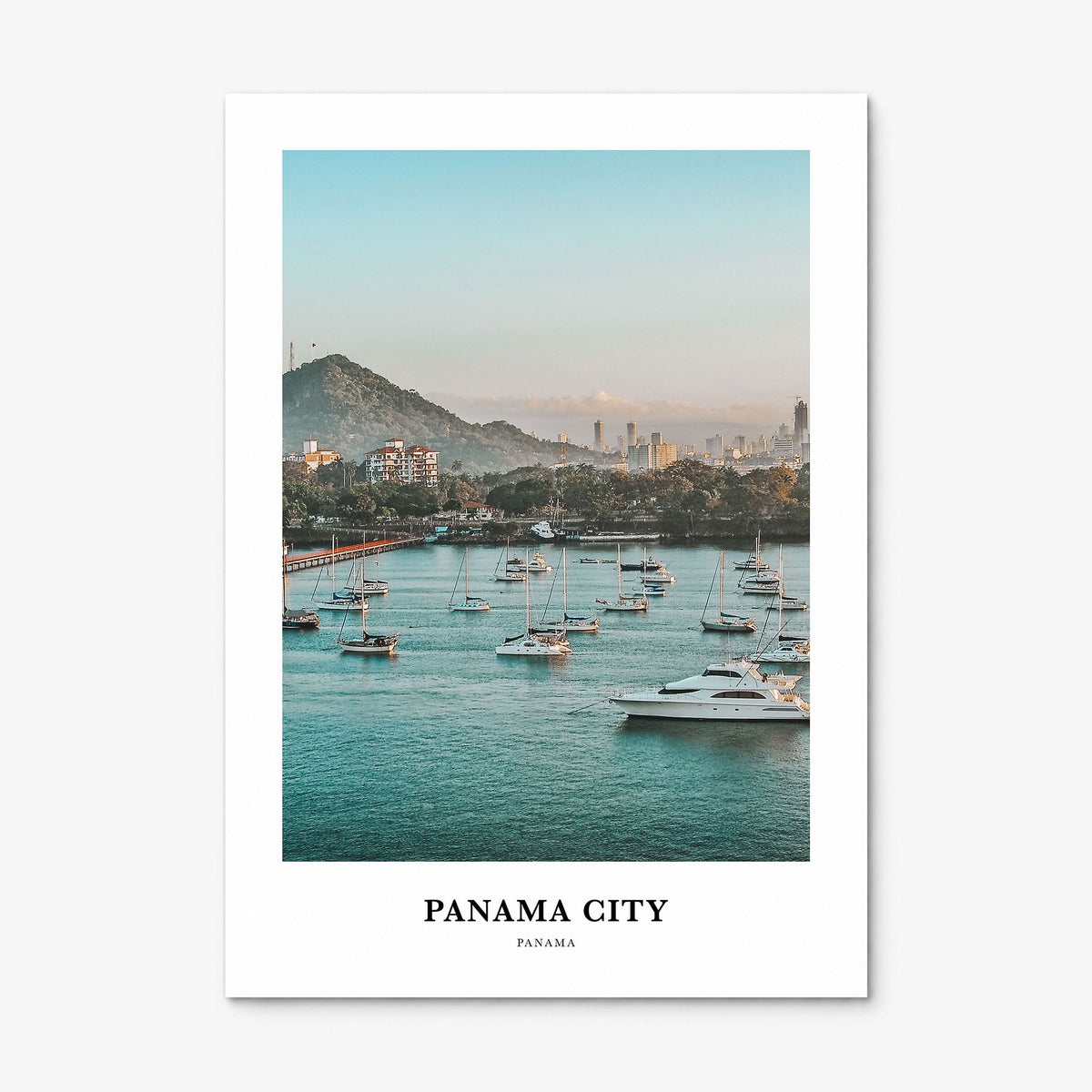 Panama City, Panama Classic No 1 Poster, print only (unframed)