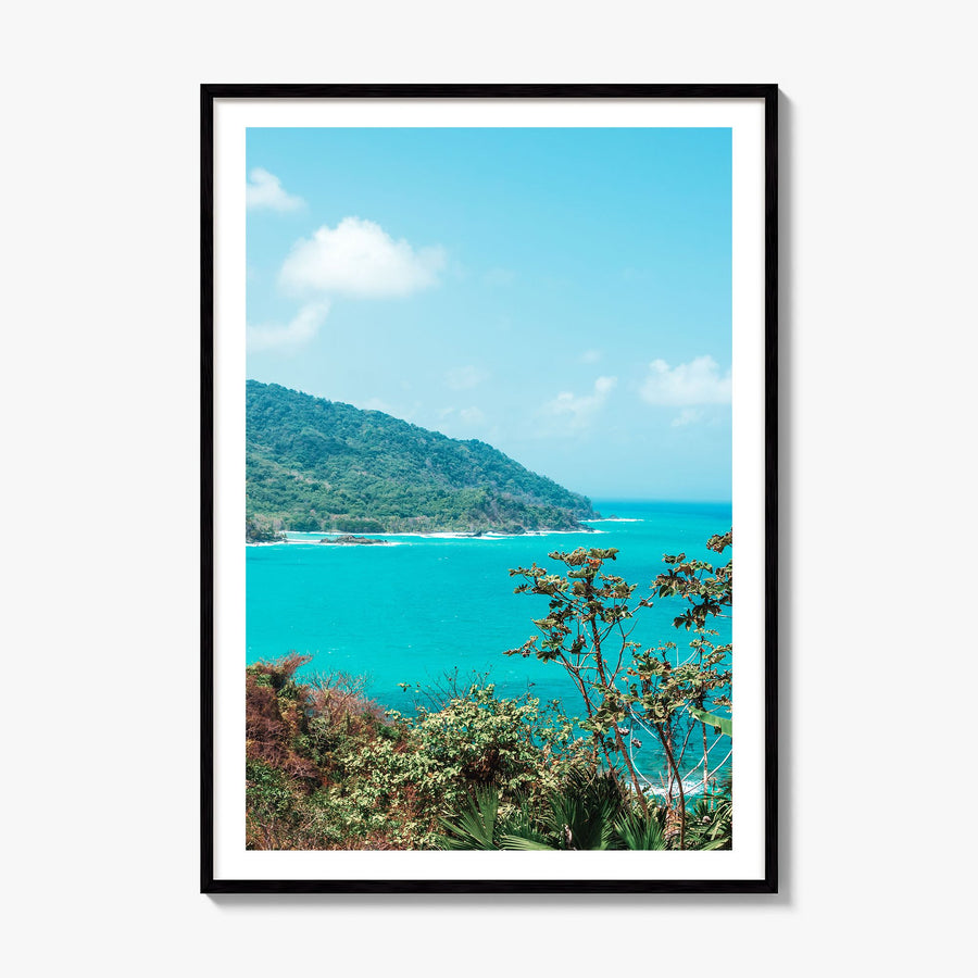 Panama Photo Poster, framed poster mockup, white border