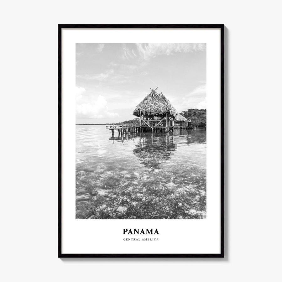 Panama Classic No 2 Poster, framed poster mockup