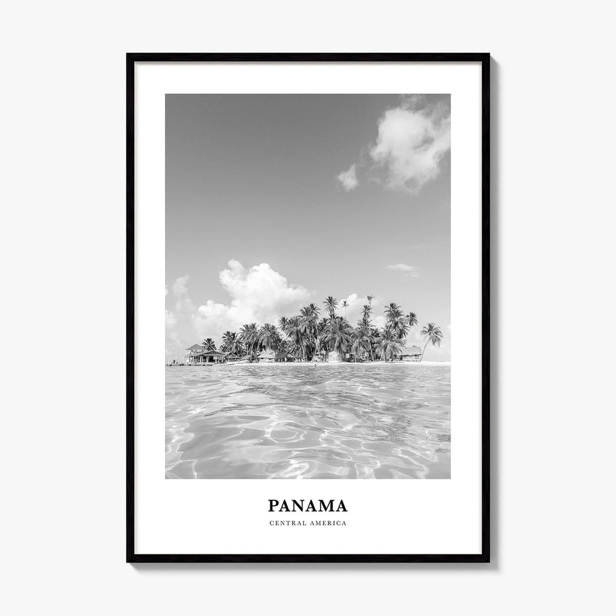Panama Classic No 3 Poster, framed poster mockup
