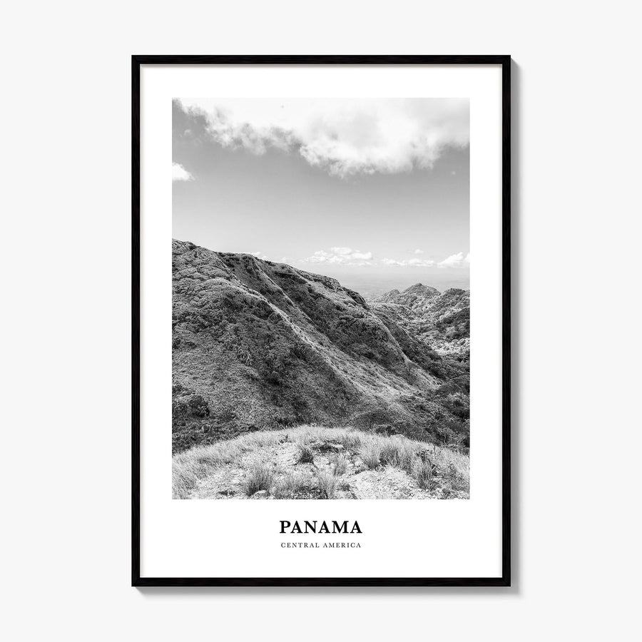 Panama Classic No 4 Poster, framed poster mockup