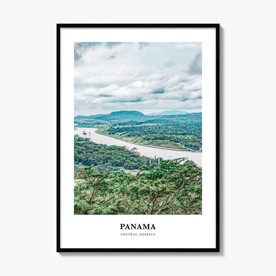 Panama Classic Poster, framed poster mockup