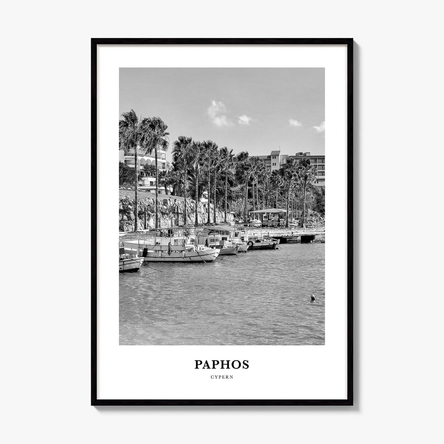 Paphos Classic Poster, framed poster mockup