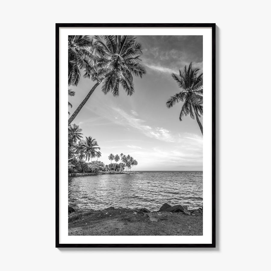 Papua New Guinea Photo Poster, framed poster mockup, white border
