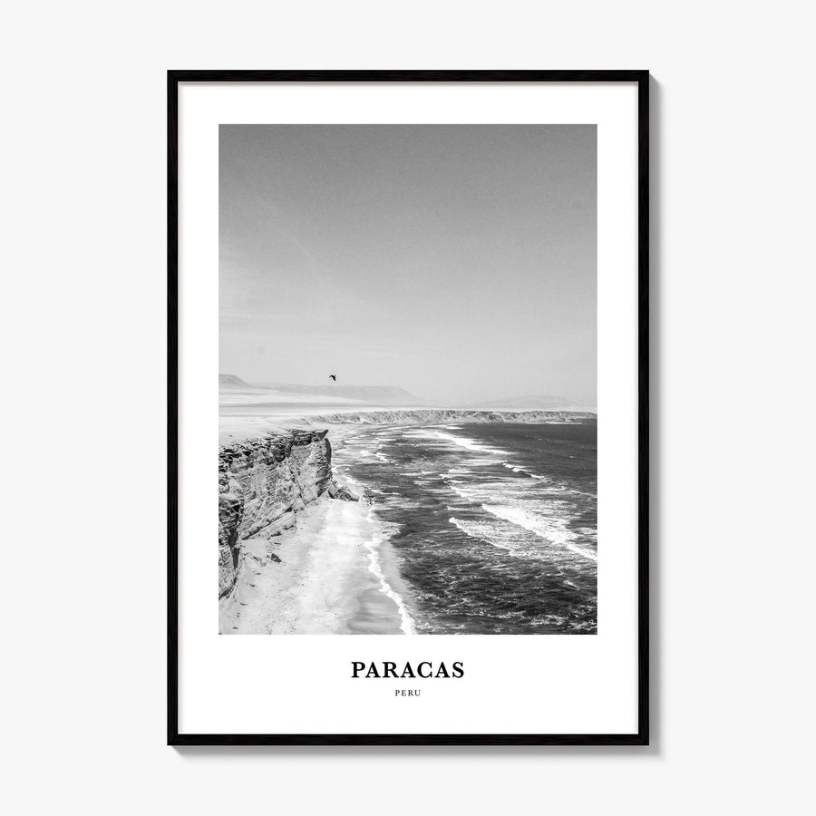 Paracas Classic Poster, framed poster mockup