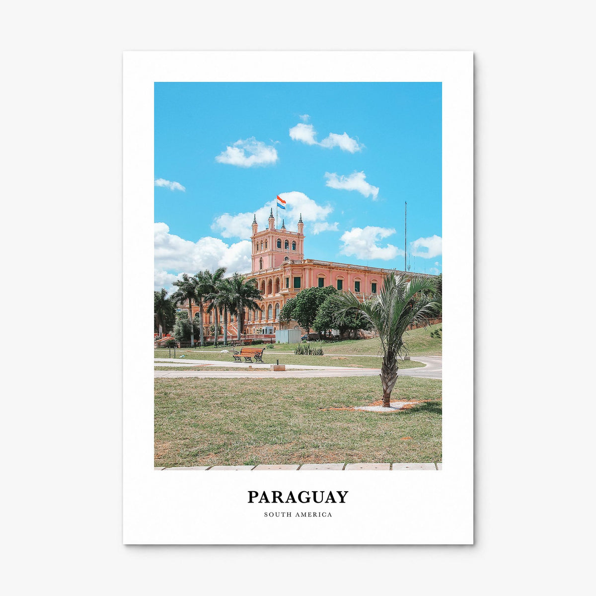 Paraguay Classic Poster, print only (unframed)