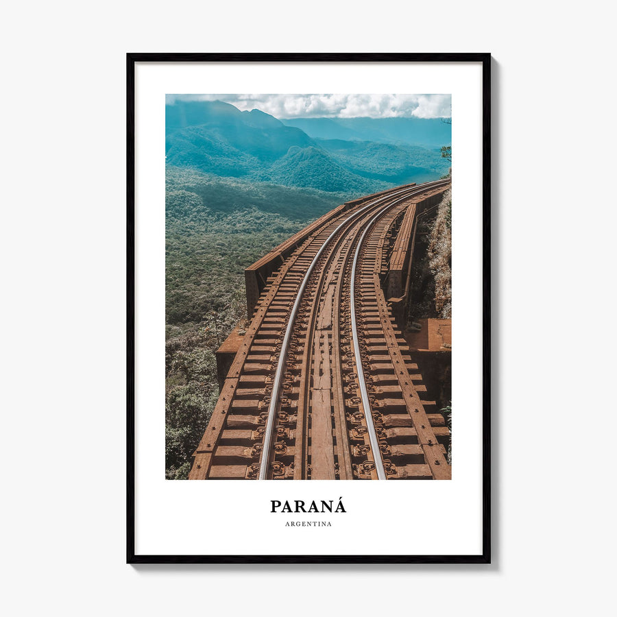 Paraná Classic Poster, framed poster mockup