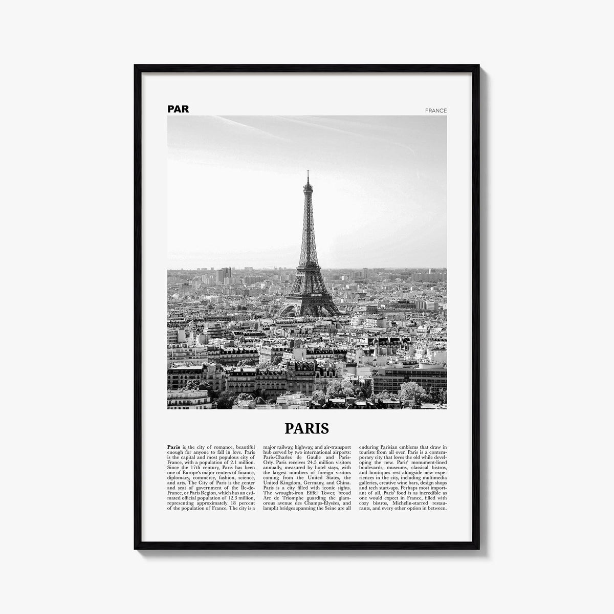 Paris Newspaper No 1 Poster