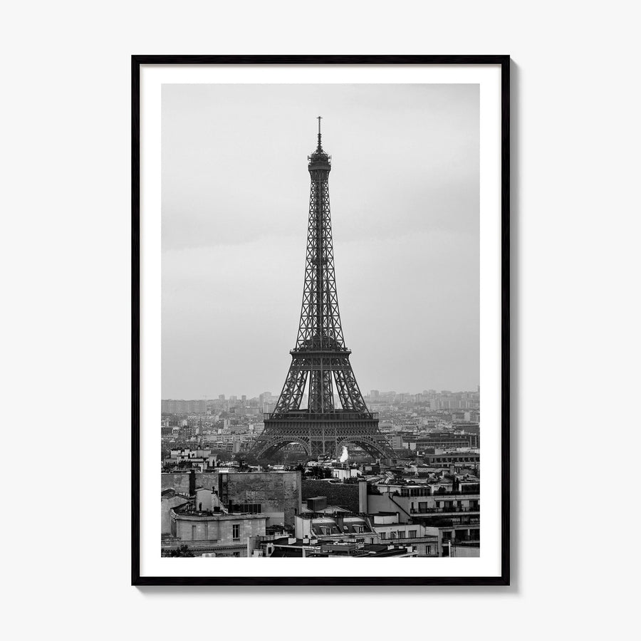 Paris Photo No 1 Poster, framed poster mockup, white border