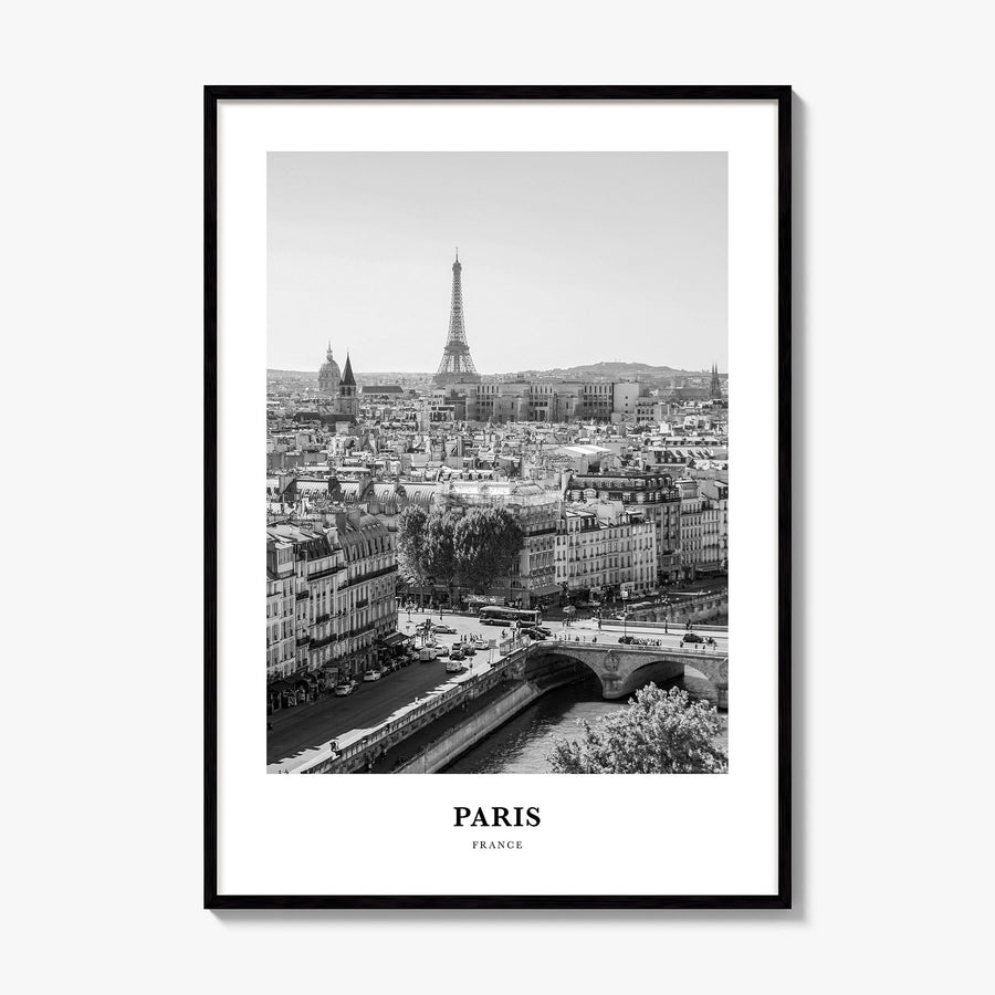 Paris Classic No 1 Poster, framed poster mockup