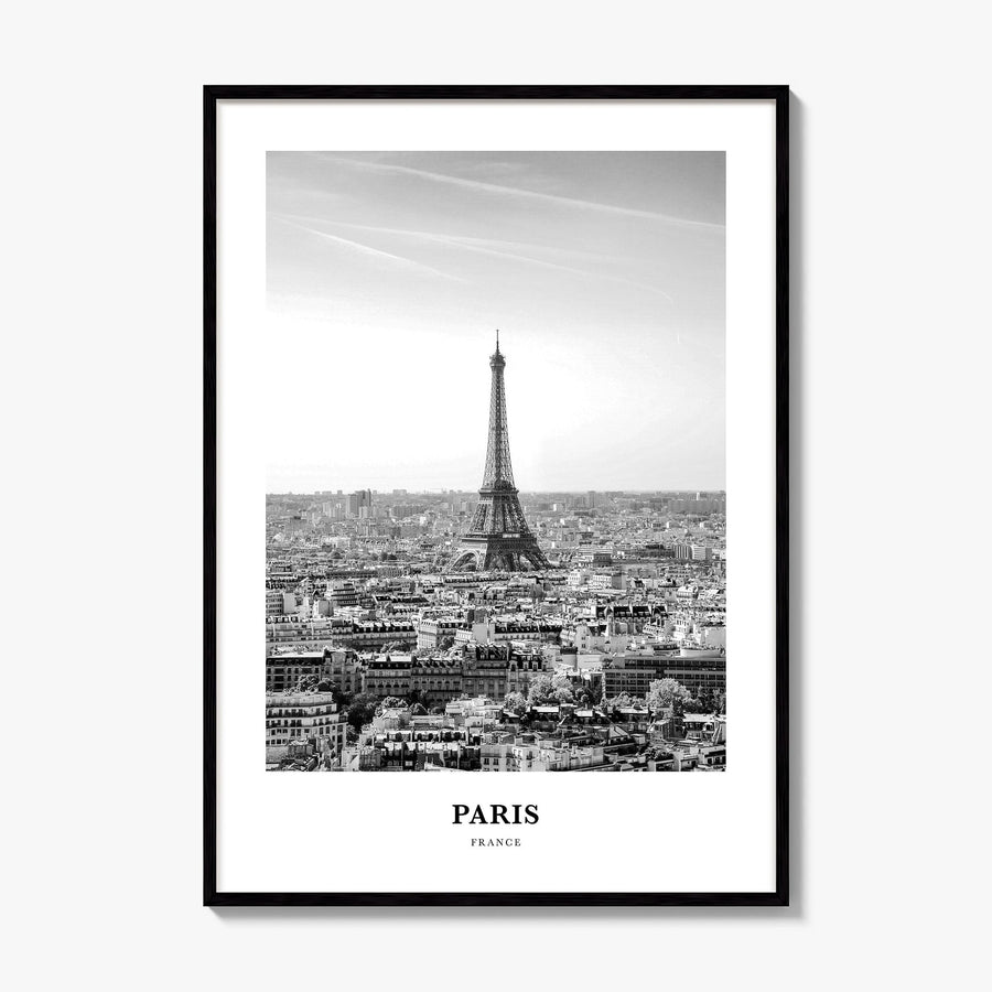 Paris Classic No 2 Poster, framed poster mockup