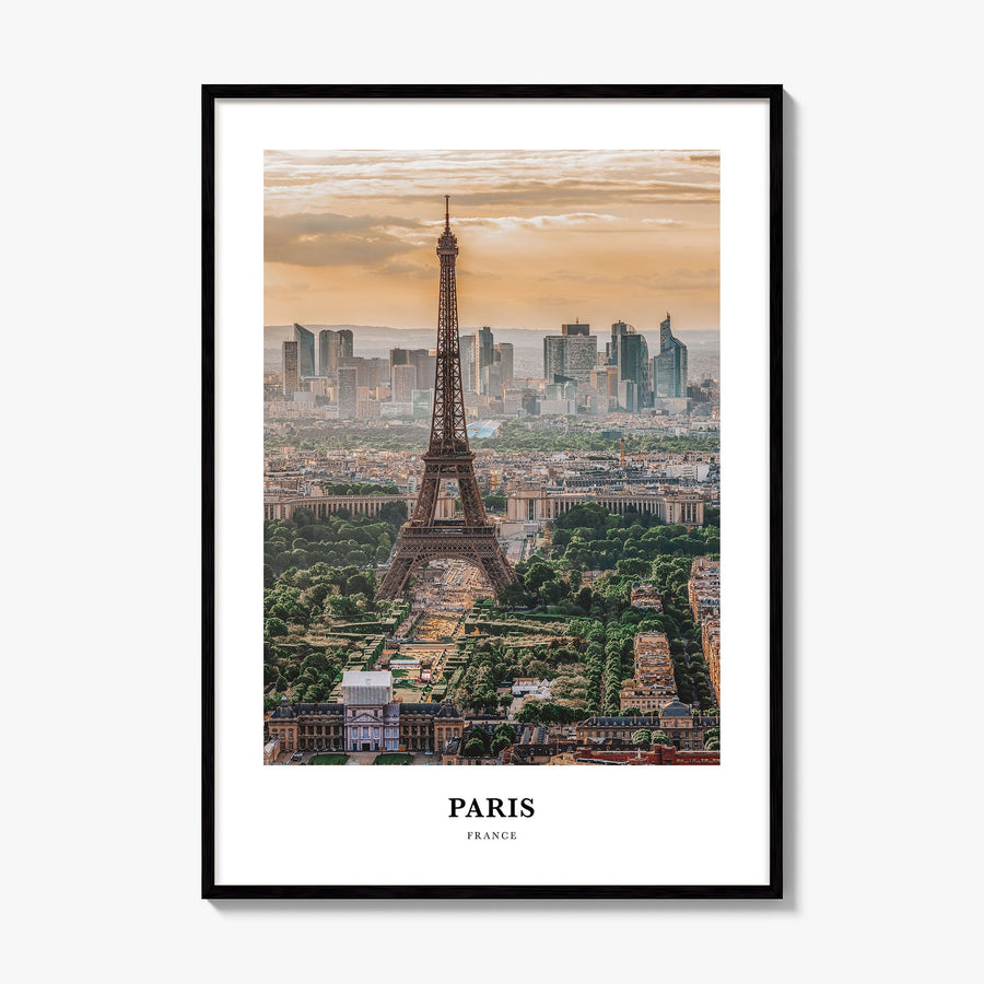 Paris Classic Poster, framed poster mockup