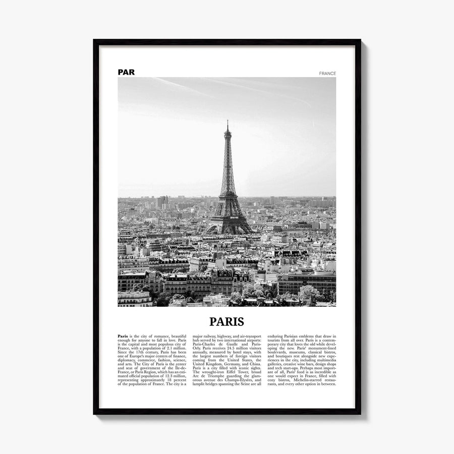 Paris Newspaper No 1 Poster, framed poster mockup