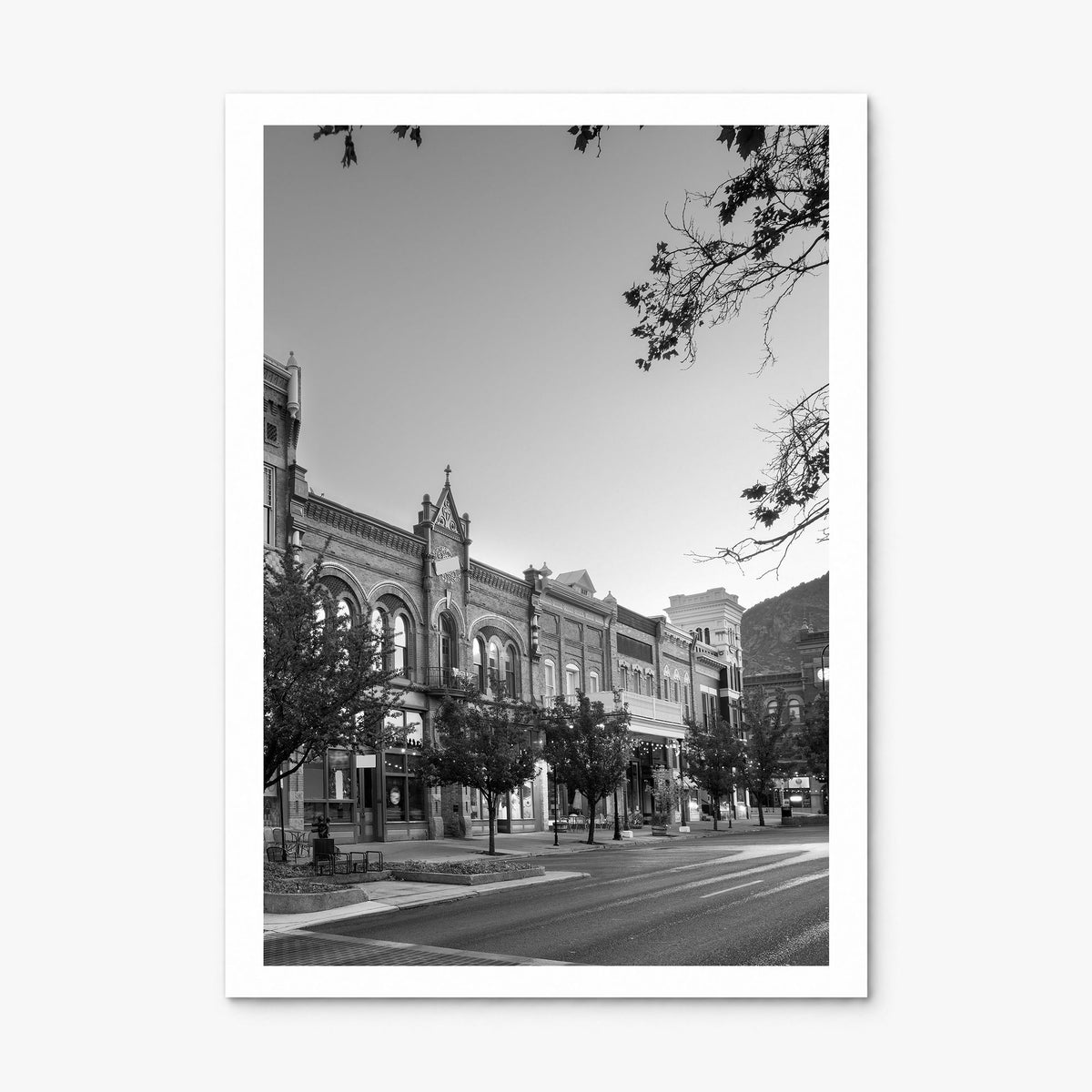 Park City Photo Poster, print only (unframed), white border