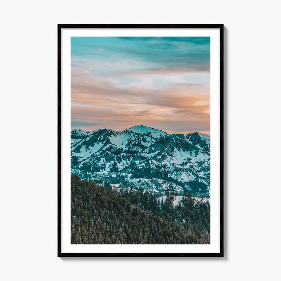 Park City Photo No 2 Poster, framed poster mockup, white border