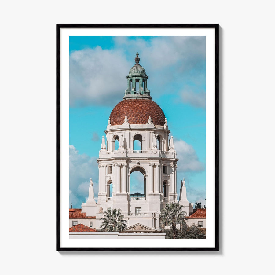 Pasadena Photo No 1 Poster, framed poster mockup, white border