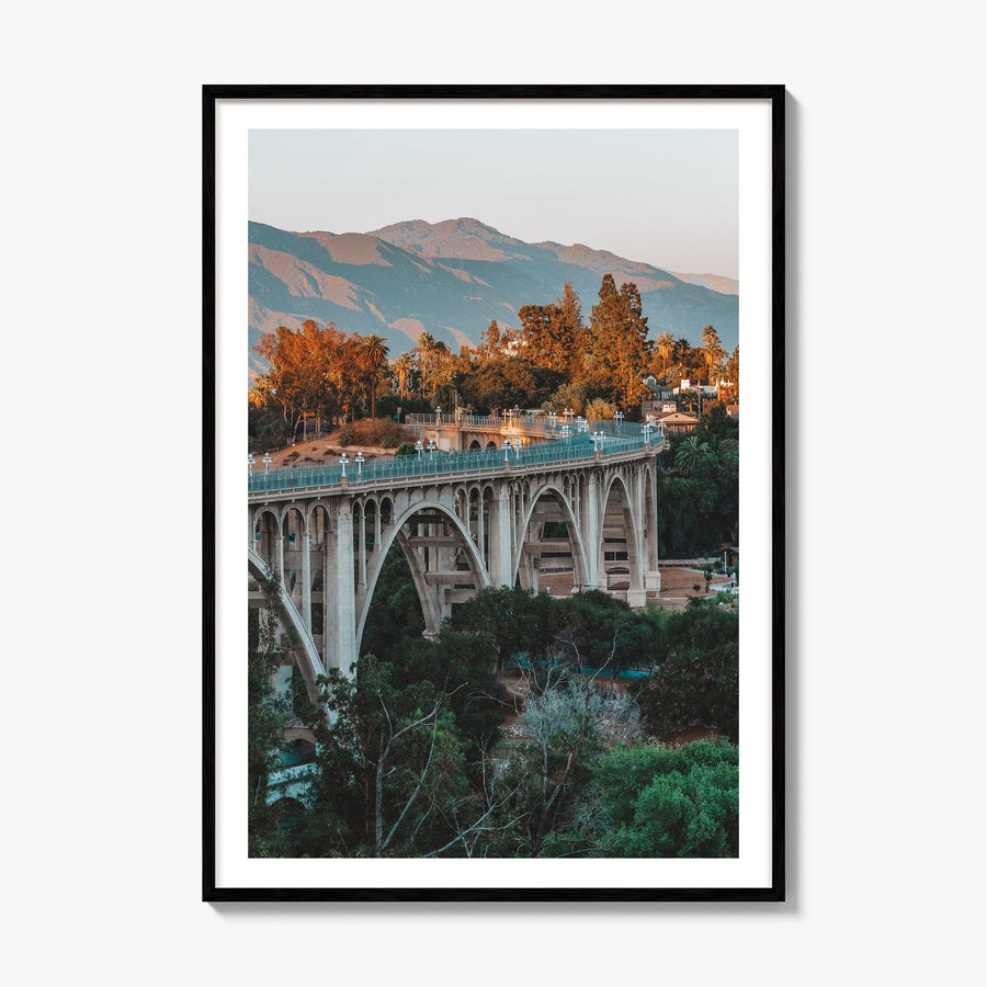 Pasadena Photo No 2 Poster, framed poster mockup, white border