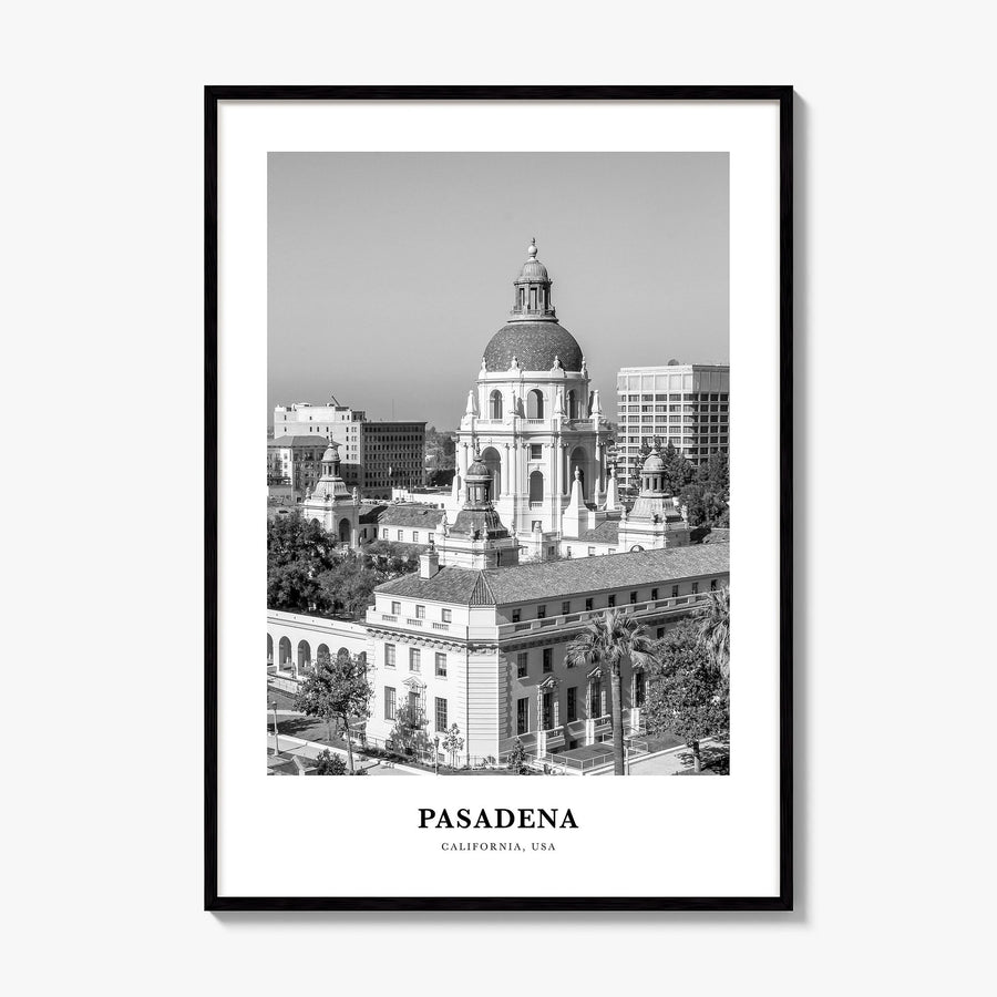 Pasadena Classic Poster, framed poster mockup