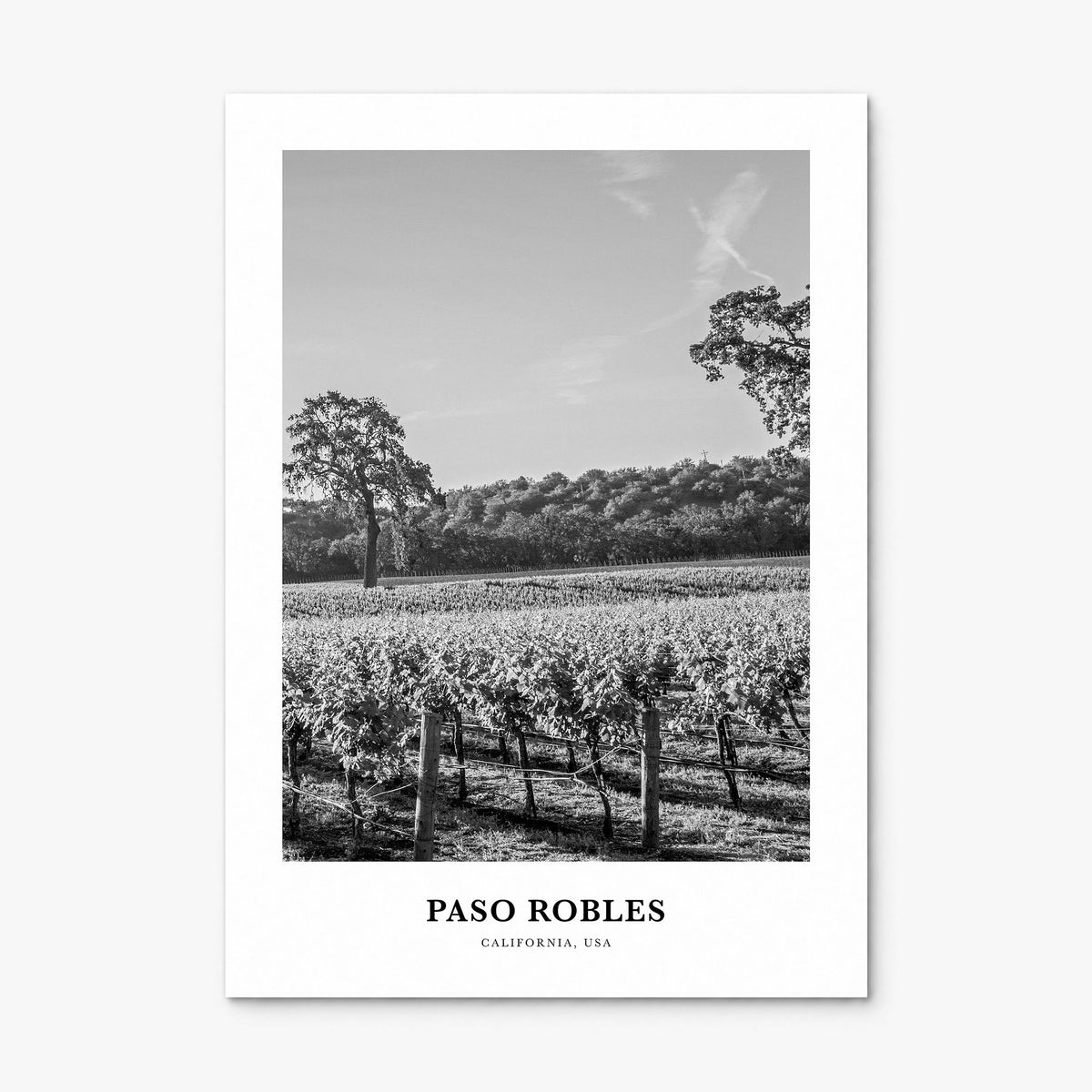 Paso Robles Classic Poster, print only (unframed)