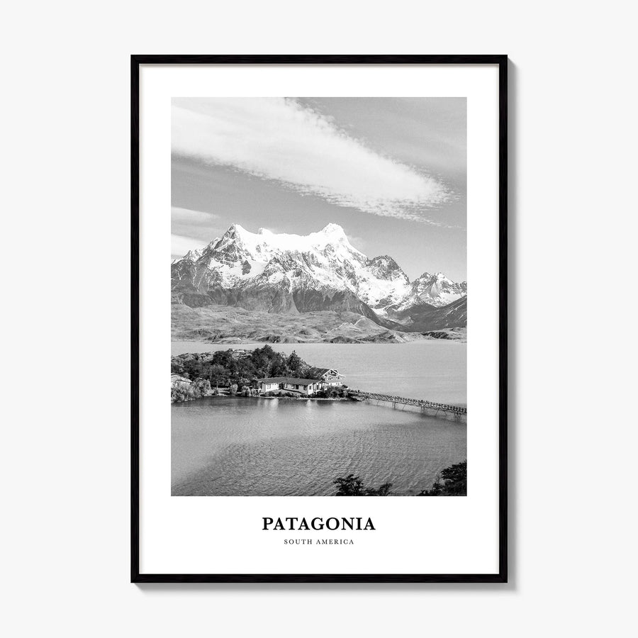 Patagonia Classic Poster, framed poster mockup