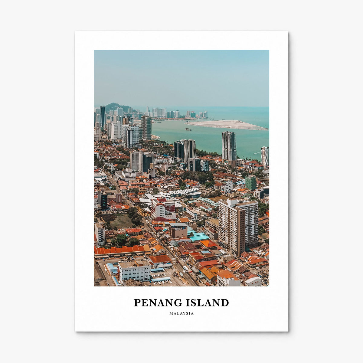 Penang Island Classic Poster, print only (unframed)