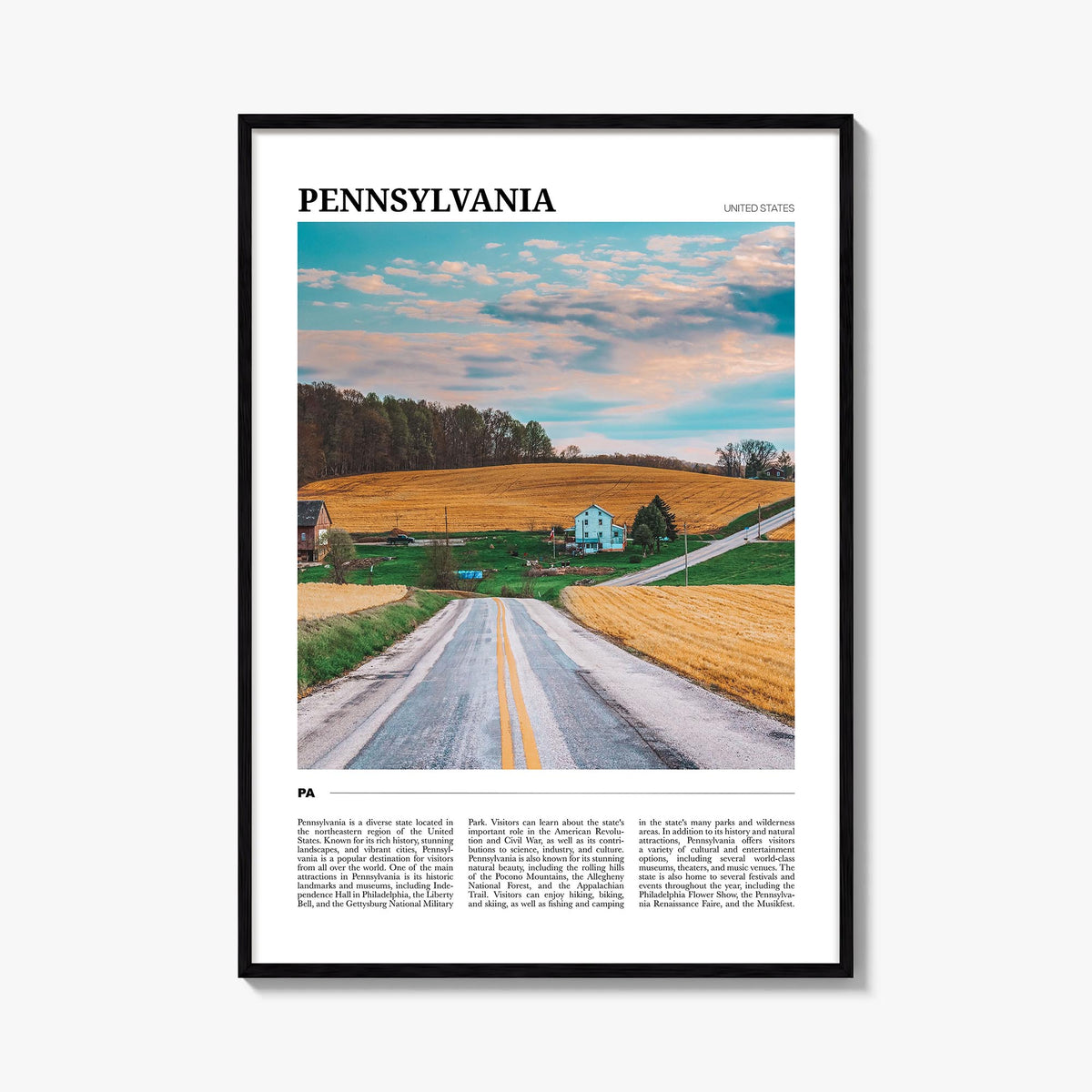 Pennsylvania Travel Poster