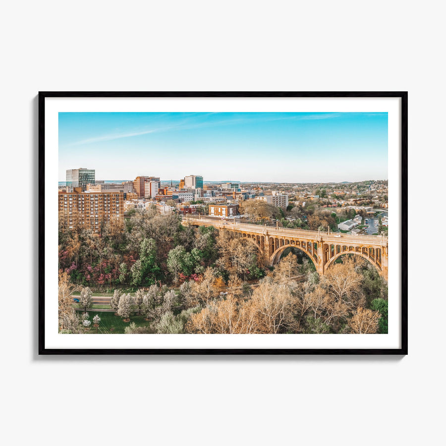 Pennsylvania Photo Poster, framed poster mockup, white border