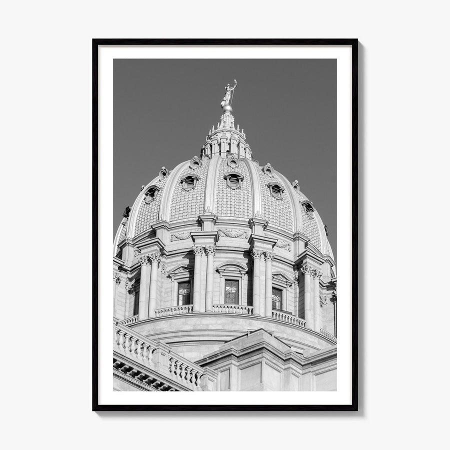 Pennsylvania Photo No 1 Poster, framed poster mockup, white border