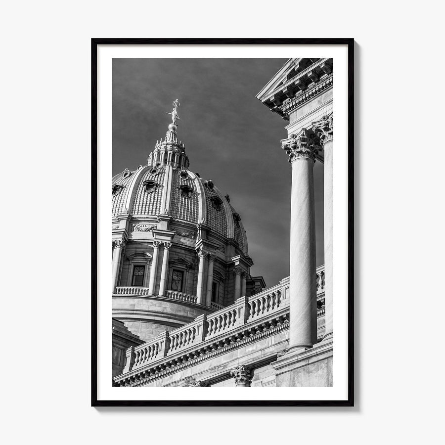 Pennsylvania Photo No 2 Poster, framed poster mockup, white border