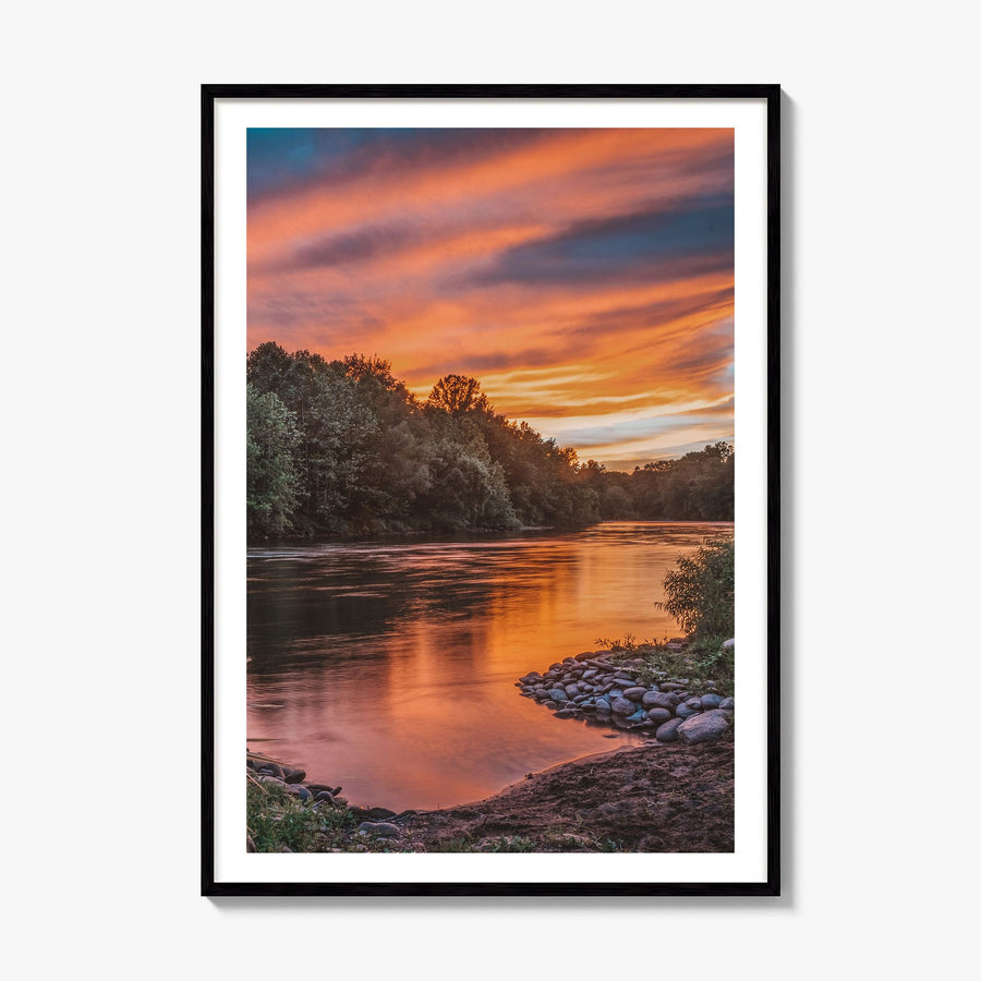 Pennsylvania Photo No 2 Poster, framed poster mockup, white border