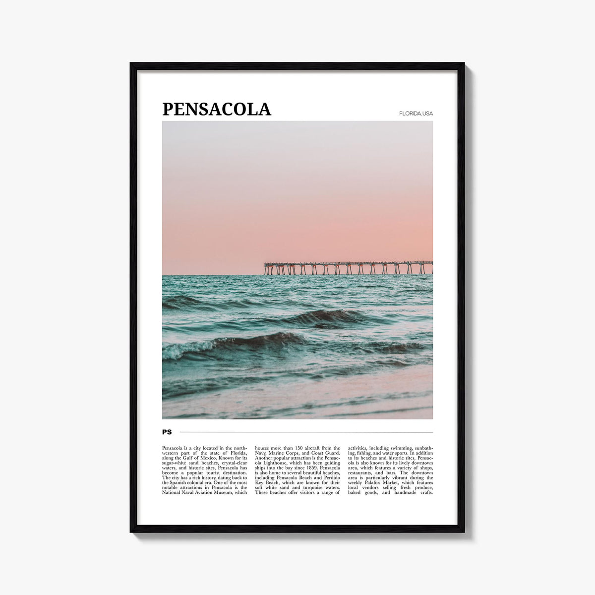 Pensacola Travel Poster