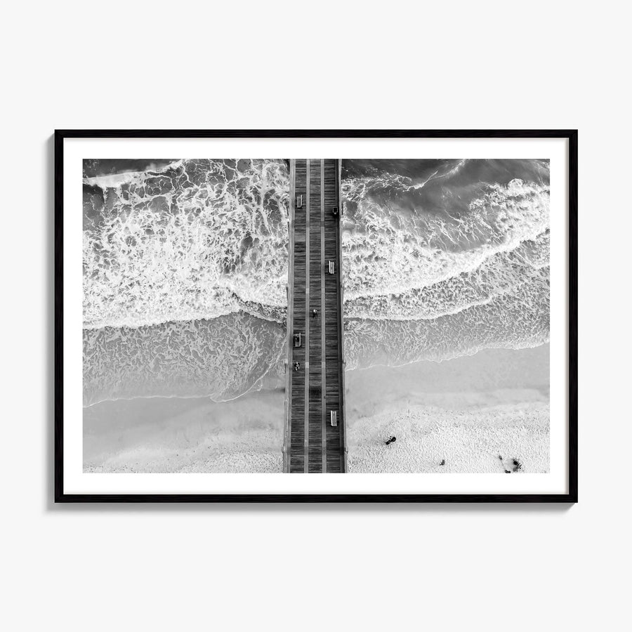 Pensacola Photo Poster, framed poster mockup, white border