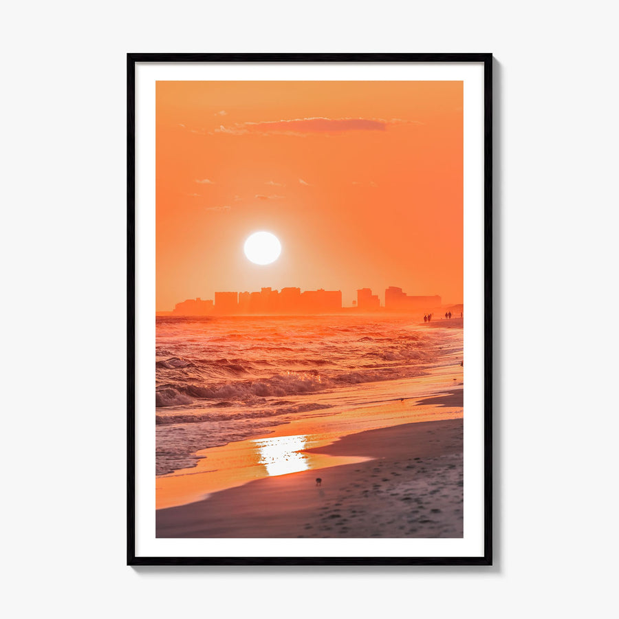 Pensacola Photo No 2 Poster, framed poster mockup, white border