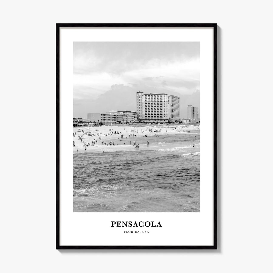 Pensacola Classic No 1 Poster, framed poster mockup