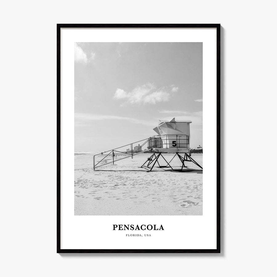 Pensacola Classic No 2 Poster, framed poster mockup