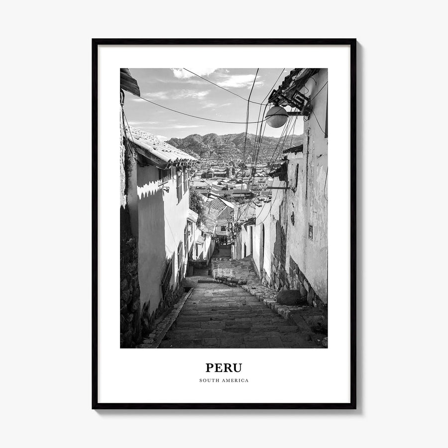 Peru Classic No 2 Poster, framed poster mockup