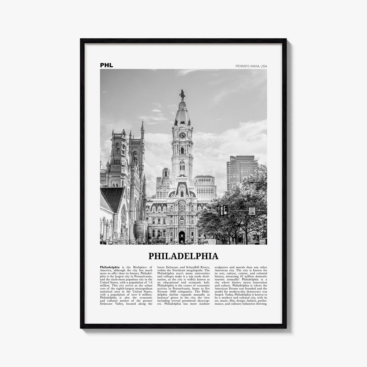 Philadelphia Newspaper No 1 Poster