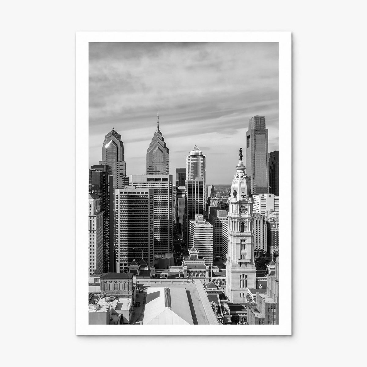 Philadelphia Photo No 1 Poster, print only (unframed), white border