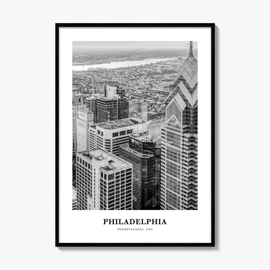 Philadelphia Classic No 1 Poster, framed poster mockup