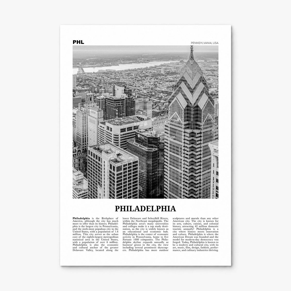 Philadelphia Newspaper No 3 Poster, print only (unframed)