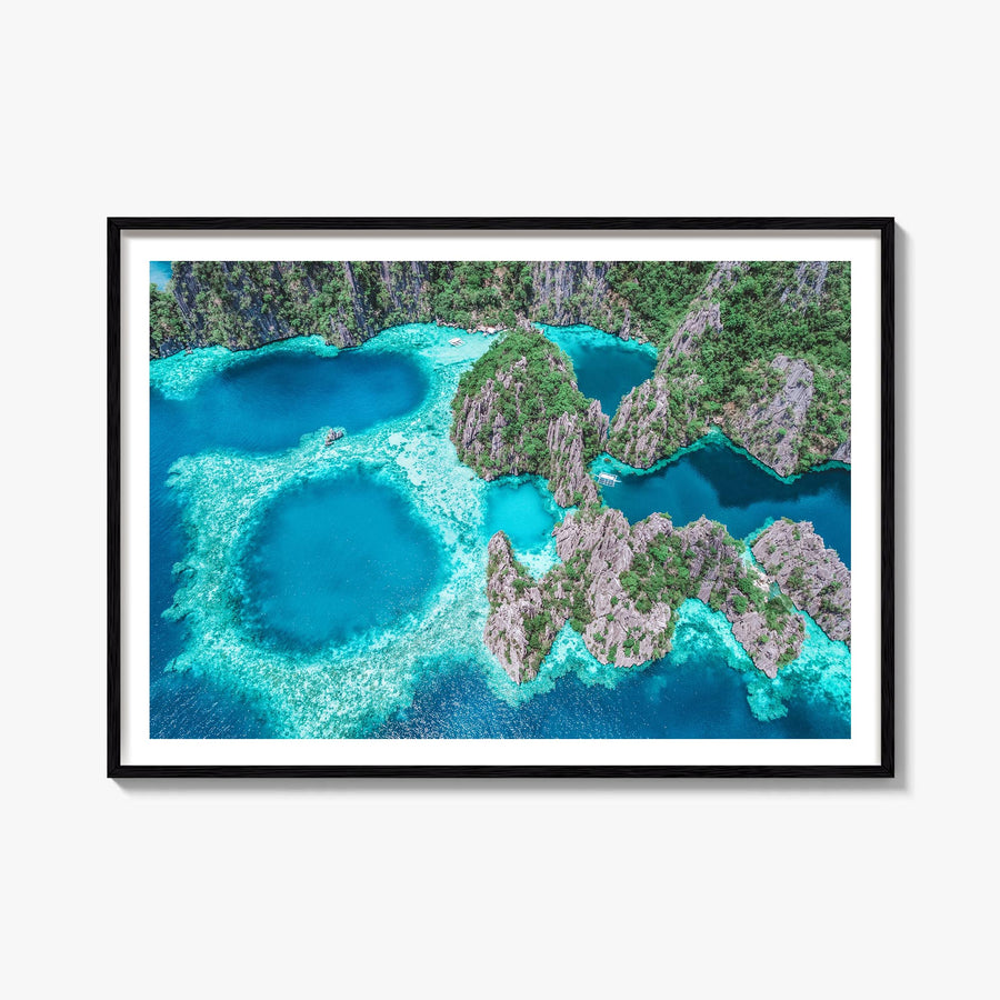 Philippines colorful photo poster of Asia – horizontal wall art, unframed print shown in interior mockup