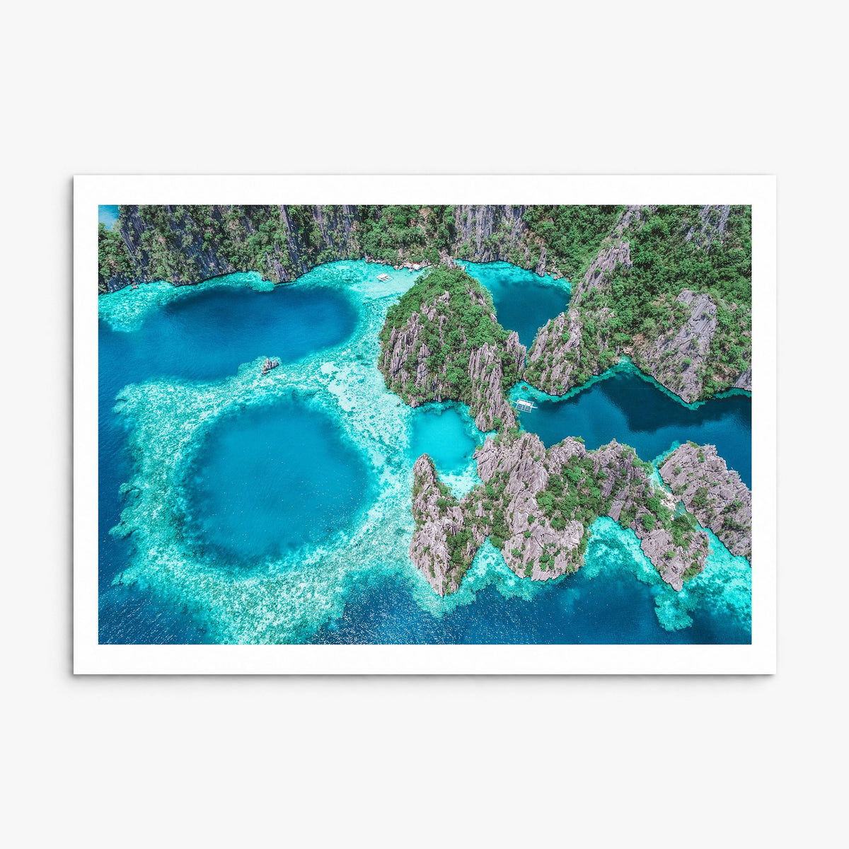 Philippines Photo Poster, print only (unframed), white border