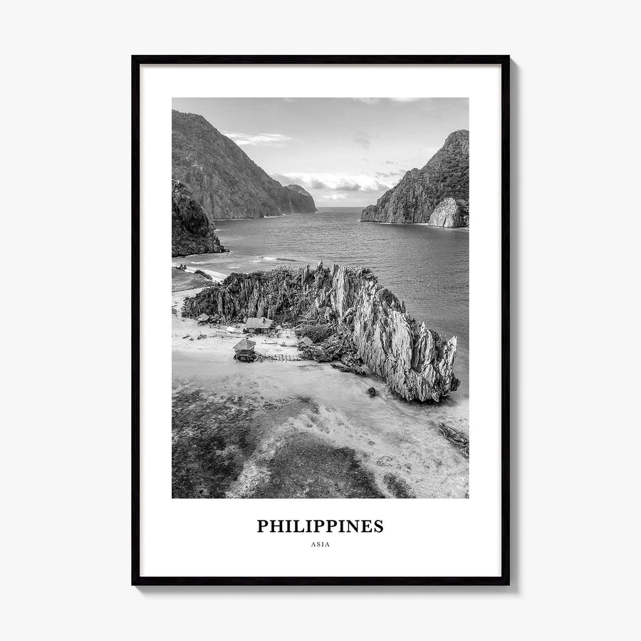 Philippines Classic No 3 Poster, framed poster mockup