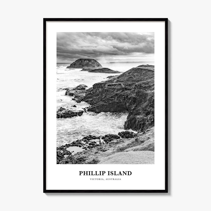 Phillip Island Classic Poster, framed poster mockup